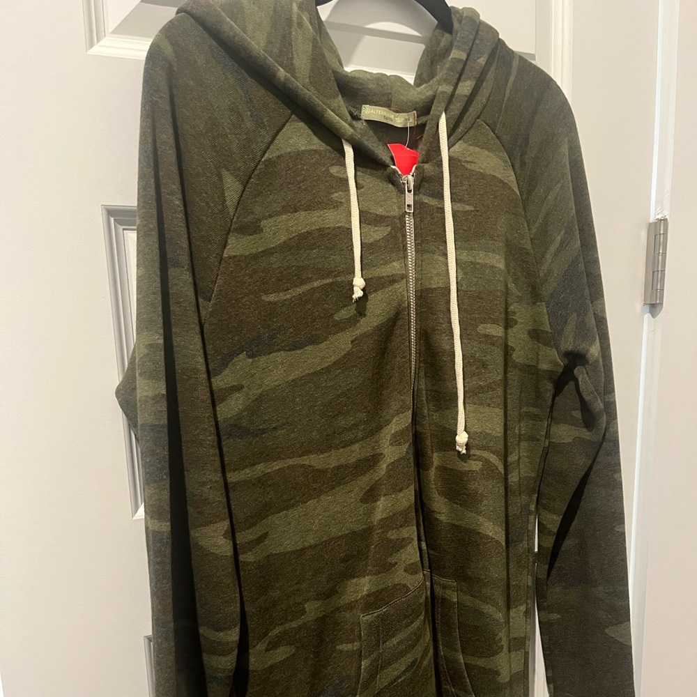 Alternative Olive Camouflage Utility Jacket